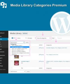 Media Library Categories Premium