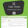 PrivateContent – User Data Add-on