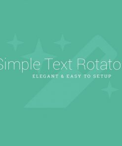 Simple Text Rotator WordPress Plugin