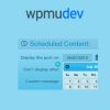 WPMU DEV Schedule Selected Content