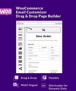 WooCommerce Email Customizer with Drag and Drop Email Builder