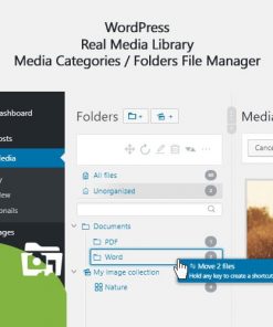 WordPress Real Media Library – Media Categories / Folders File Manager