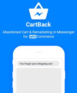 CartBack – WooCommerce Abandoned Cart & Remarketing in Facebook Messenger