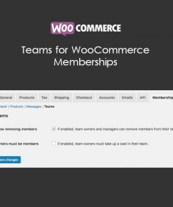 Teams for WooCommerce Memberships