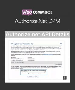 WooCommerce Authorize.Net DPM