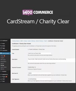 WooCommerce CardStream / Charity Clear