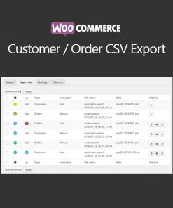 WooCommerce Customer/Order CSV Export