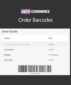 WooCommerce Order Barcodes