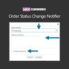 WooCommerce Order Status Change Notifier