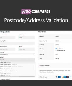 WooCommerce Postcode/Address Validation