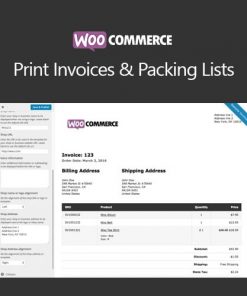 WooCommerce Print Invoices & Packing Lists