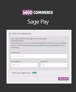 WooCommerce SagePay Form / SagePay Direct