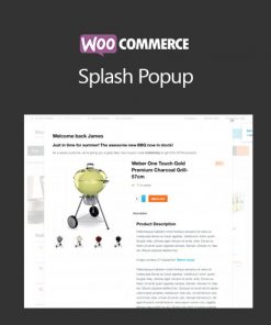 WooCommerce Splash Popup