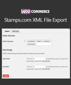 WooCommerce Stamps.com XML File Export