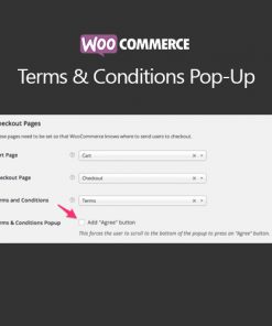 WooCommerce Terms and Conditions Popup