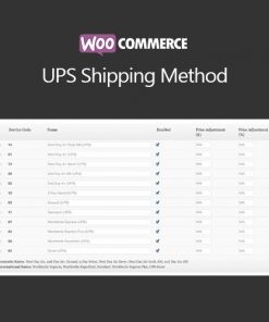 WooCommerce UPS Shipping Method